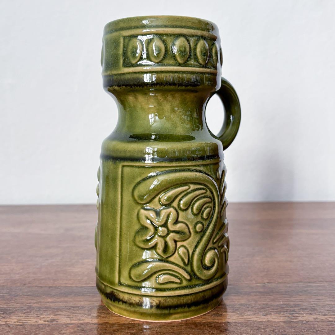 【東ドイツ Gräfenrodaのジャグ花瓶】ミッドセンチュリー 369