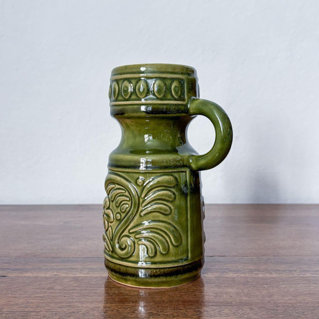 【東ドイツ Gräfenrodaのジャグ花瓶】ミッドセンチュリー 369