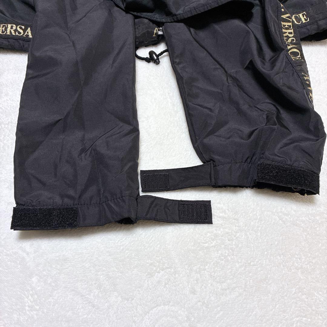 ⭐️美品⭐️ A.VERSACE ナイロンジャケット　メデューサ　XL相当 ブラック