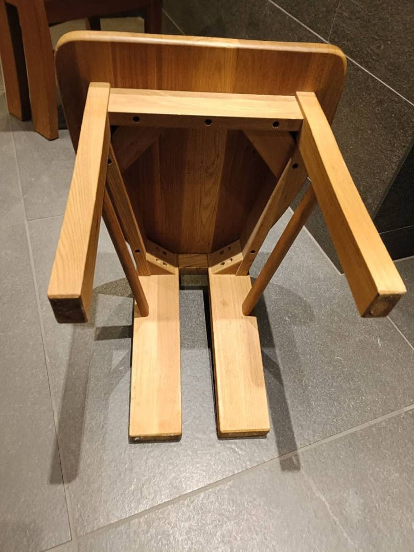 木製ダイニングチェア 2脚セット