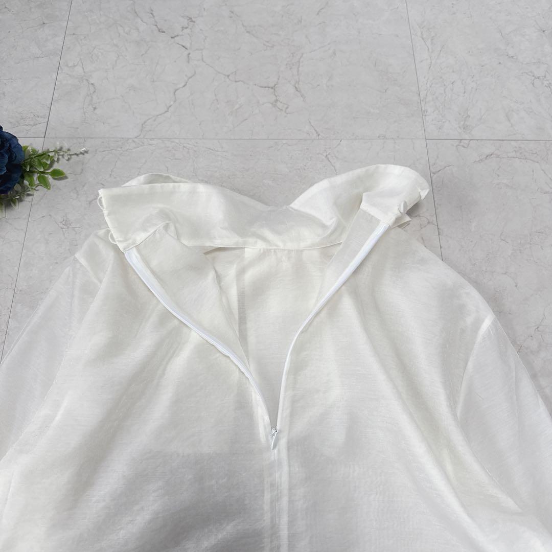 極美品⭐︎ESTNATION 3.3万　ボウタイ ブラウス　ホワイト　セレモニー