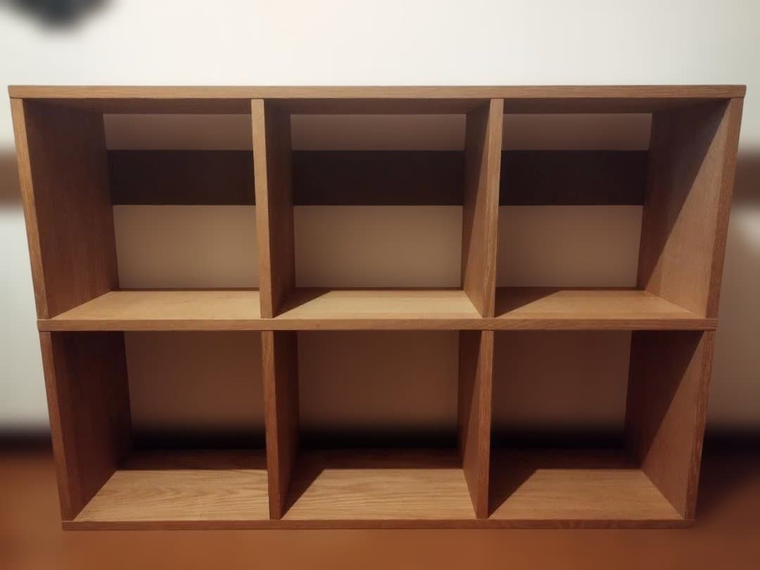 【12/20 期間限定出品】無印良品 スタッキングシェルフ　３段×２列　オーク材