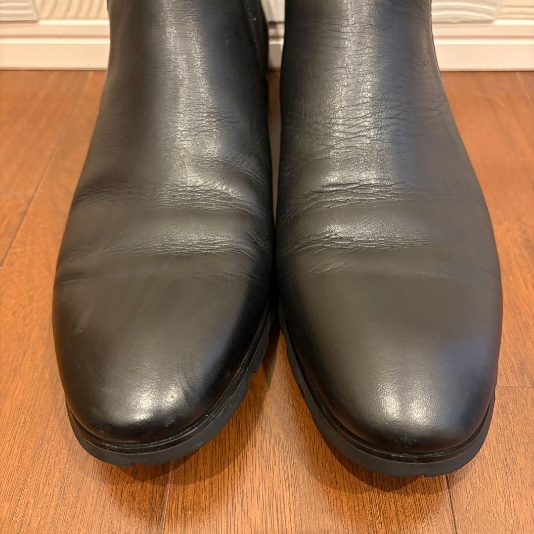 【25.5㎝】フープディドゥ サイドゴアブーツ レザー ビブラムソール