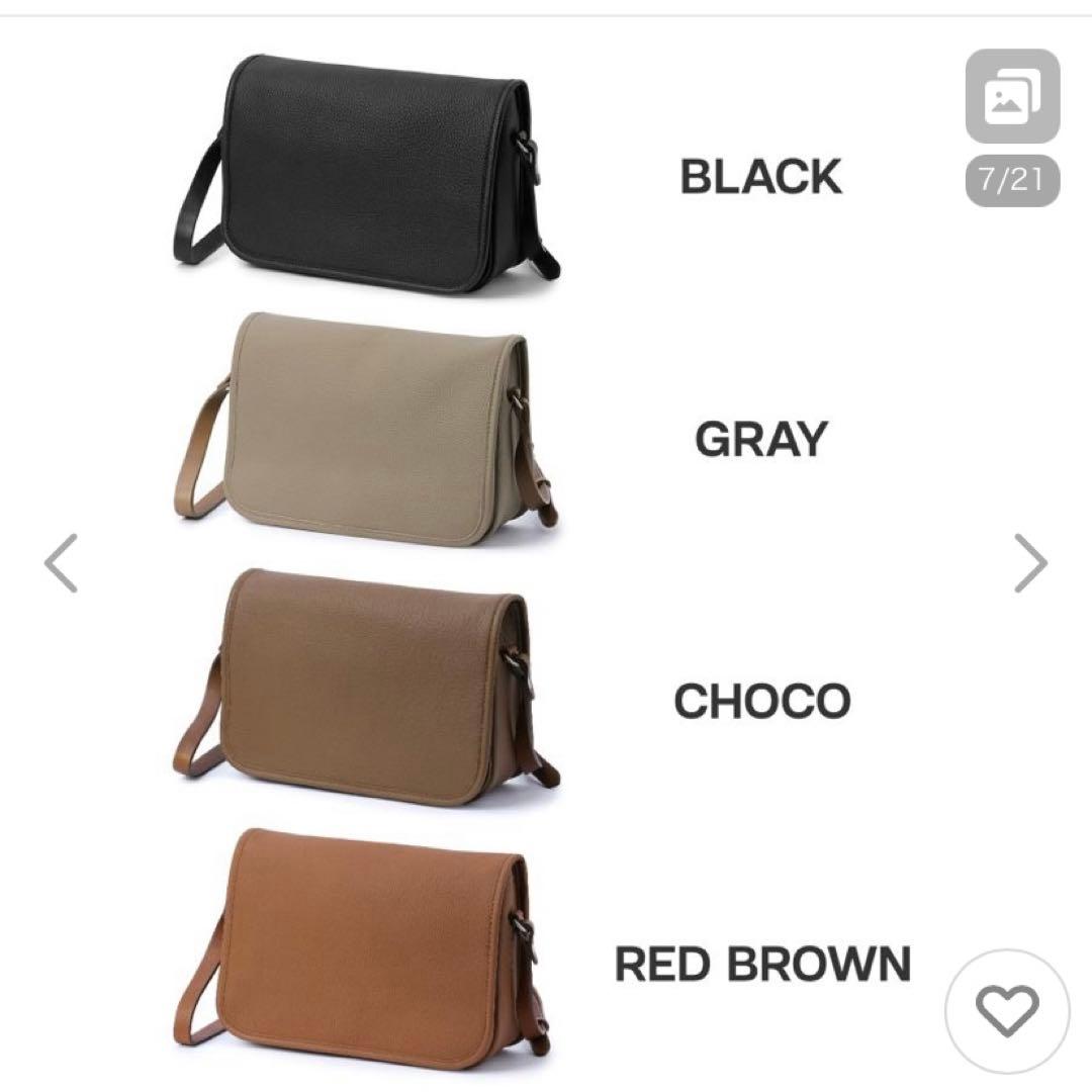 SLOW スロウ / shrinkシュリンクレザーショルダーバッグ