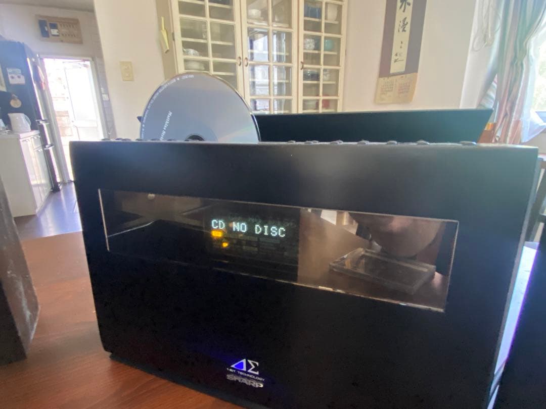 SHARPの1bit5.6MHzミニコンSD-SG40CD.MD動作ドア開閉不具