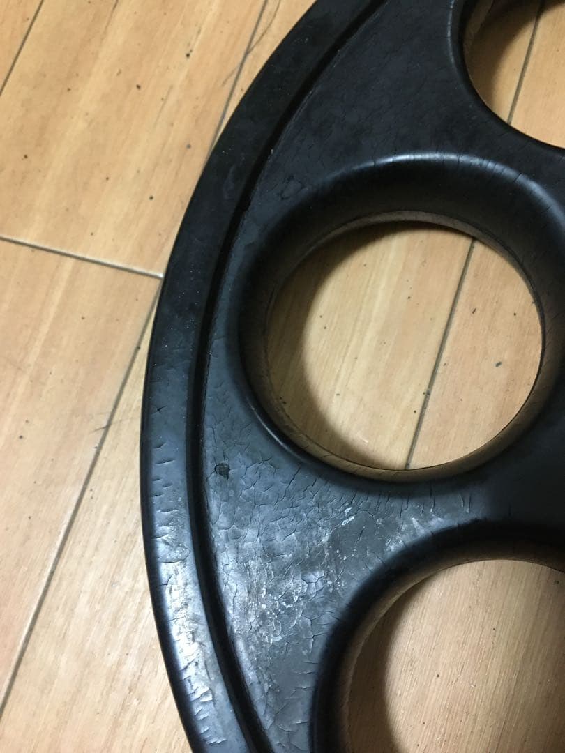 ② IVANKO イヴァンコ ラバー プレート15kg x 1枚 穴径50mm