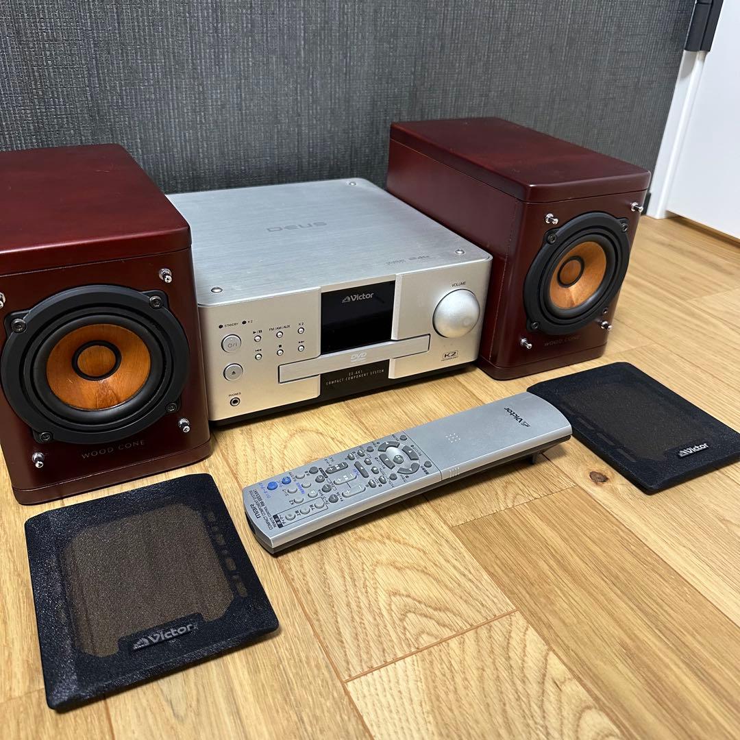 ✨セール品✨Victor EX-AK1 ウッドコーンコンポ K2搭載 ビクター