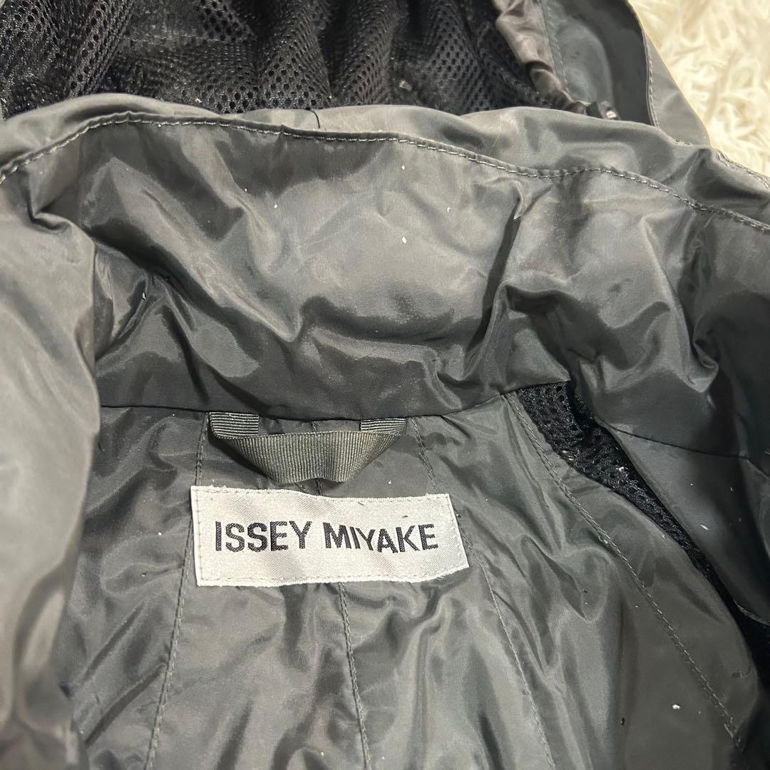 14372✨ISSEY MIYAKE パラシュートコート ナイロン フード収納