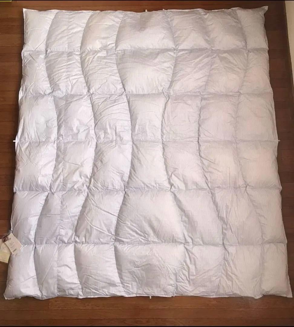 新品 西川(24+) 羽毛肌掛ふとん(ダブル) 送料込 B 定価66000円