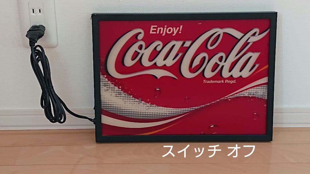 【希少】【レア】コカ・コーラ 薄型3Dレンティキュラー電飾パネル