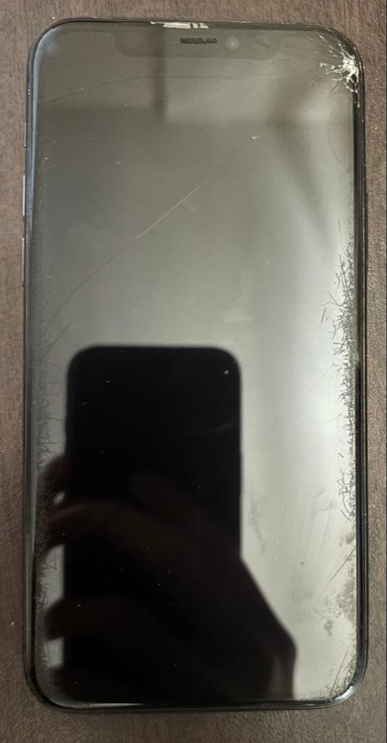 画面割れ有 Apple iPhone 11 Pro 256GB スペースグレイ