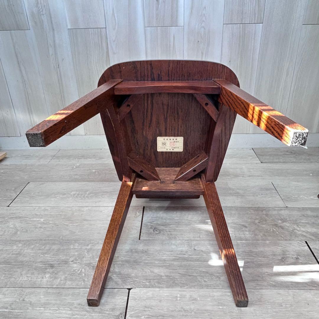 【三越家具 】ブルージュ カントリースタイル ダイニングチェア　アンティーク