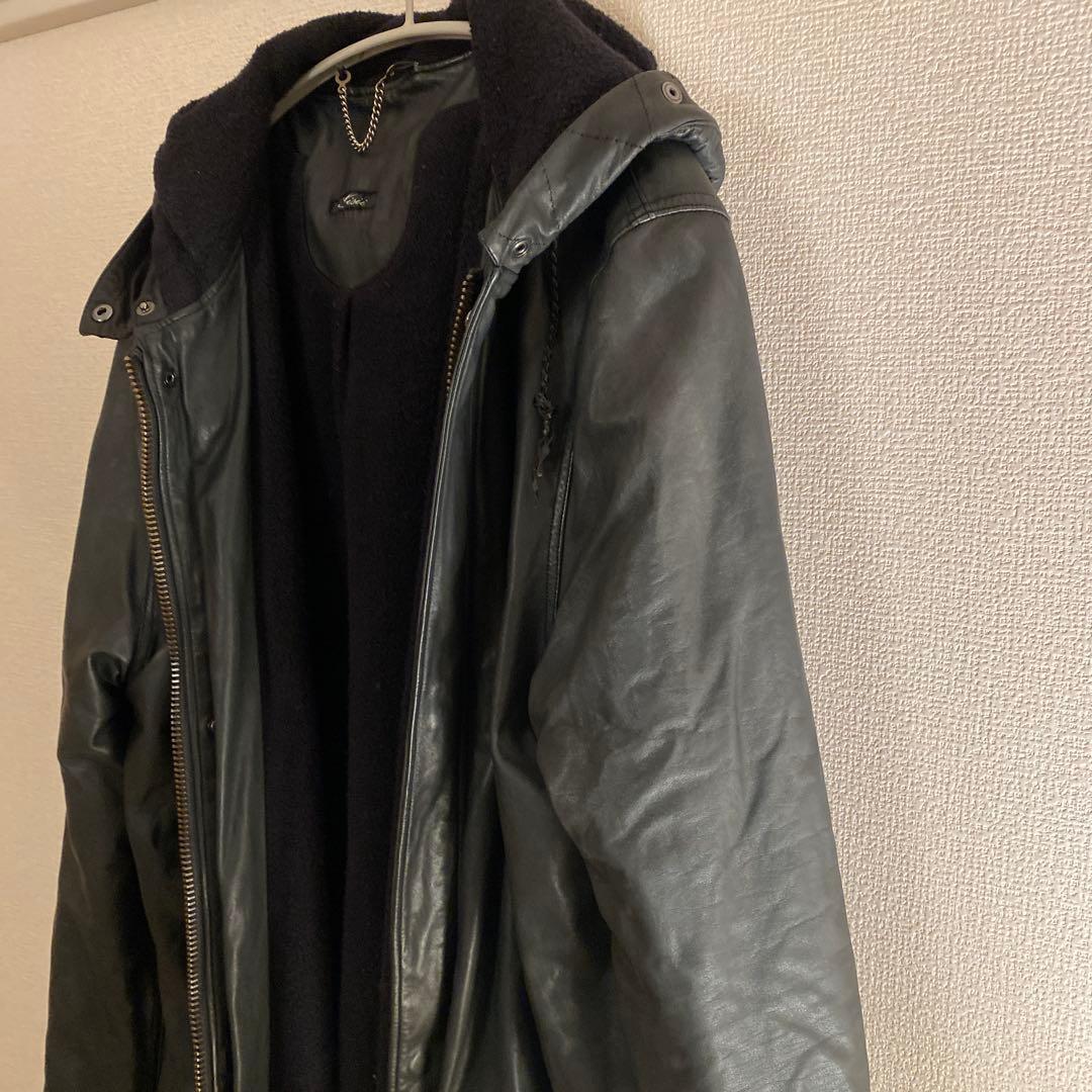 シシ　sisii メンズ　レザージャケット　モッズコート