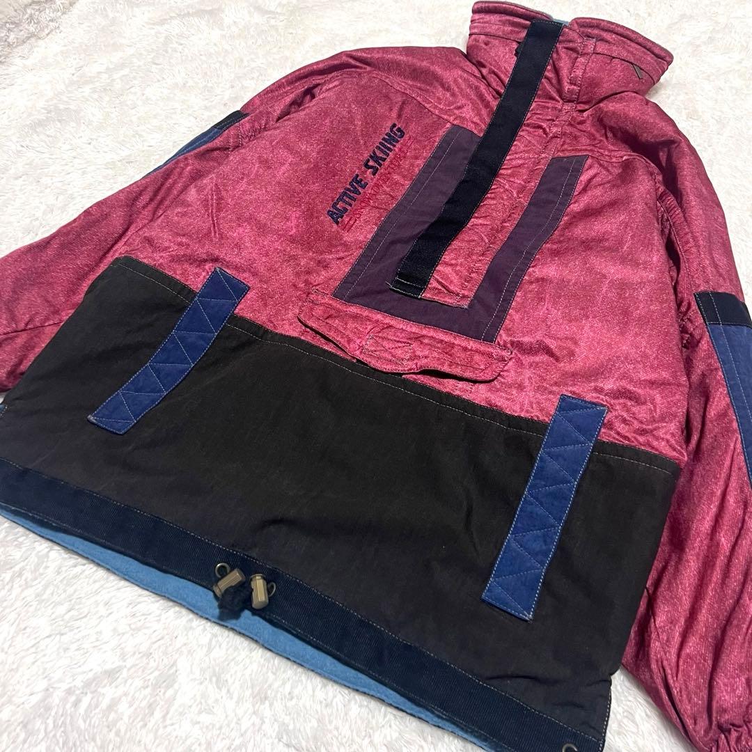 DESCENTE スノーウェア　ハーフジップ　スキーウェア　セットアップ