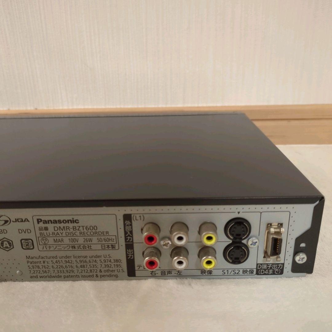 【美品】Panasonic DIGA DMR-BZT600 ブルーレイレコーダー