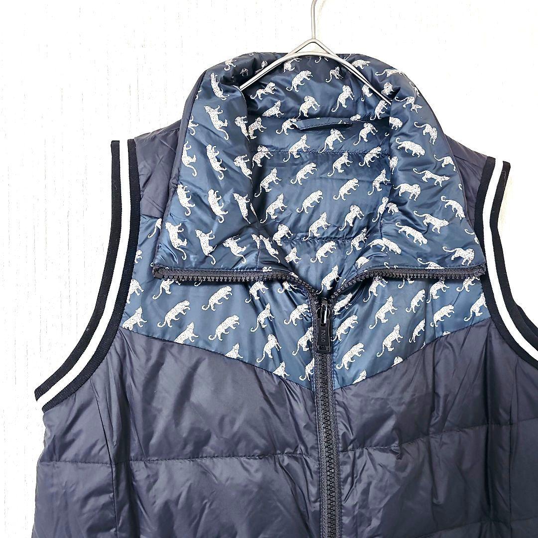 【POLO GOLF by Ralph Lauren】豹柄ベスト リバーシブル