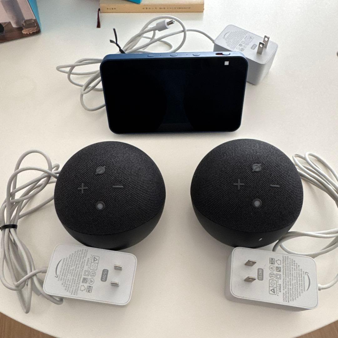 echo dot第5世代✖️2, echo show 5 第2世代