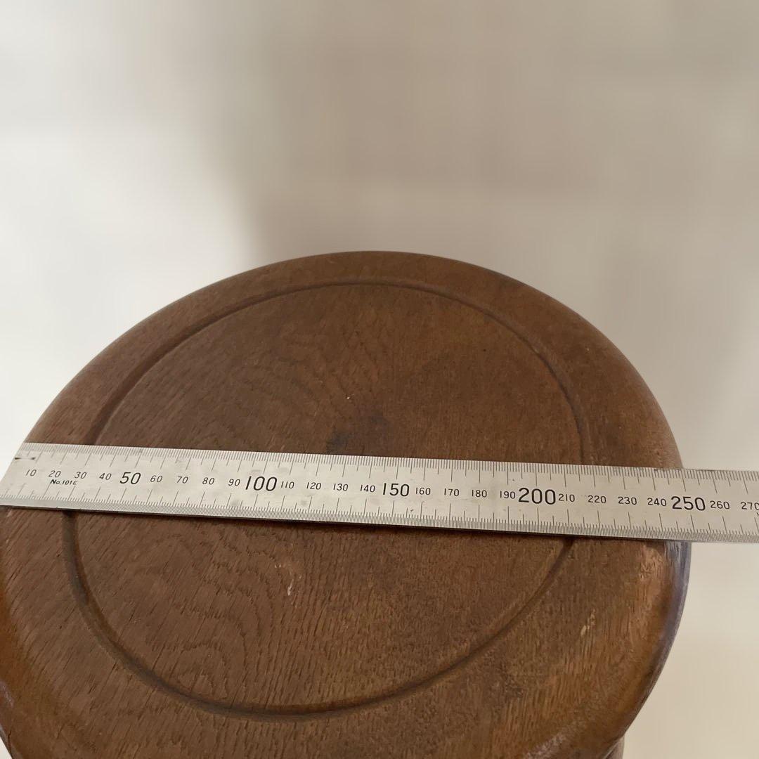 昭和レトロ 木製 スツール 花台 ビンテージ