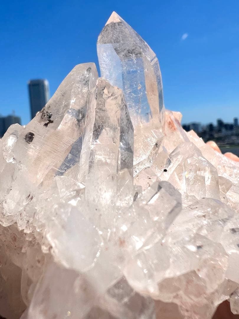 美✨希少✨AAAAピンクヒマラヤレムリアンの神殿✨美しい大天使の女神✨翼のドレス