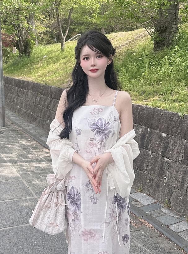 【新品即発送】GRL 3点セット2Way花柄セパレート浴衣[gi1604]