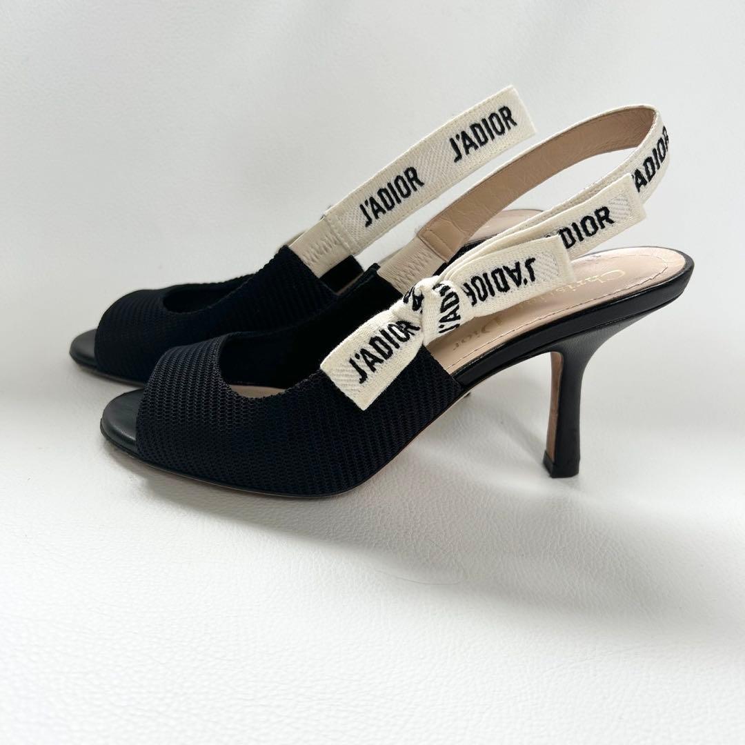 DIOR J’ADIOR スリングバックパンプス 34 1/2 ブラック