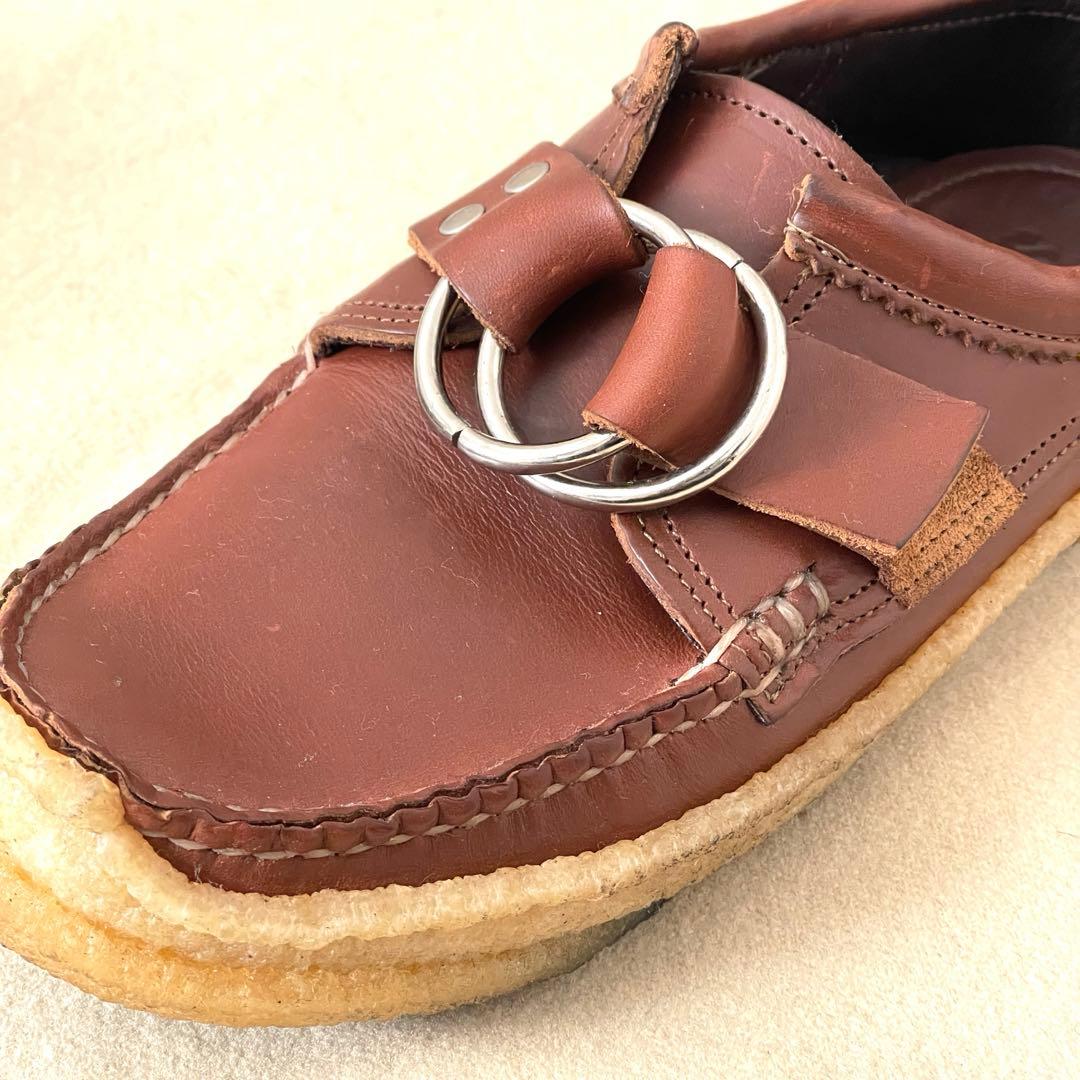 ユケテン センターリング モック モカシン レザー　シューズ US8 26cm