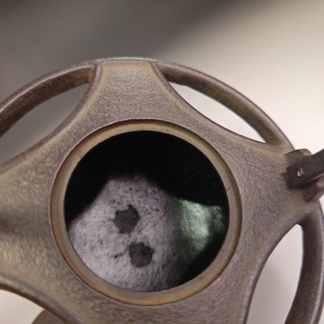 イ990 銚子『人間国宝　高橋敬典』『七宝形　銚子　共箱』茶道具　酒器　鉄製