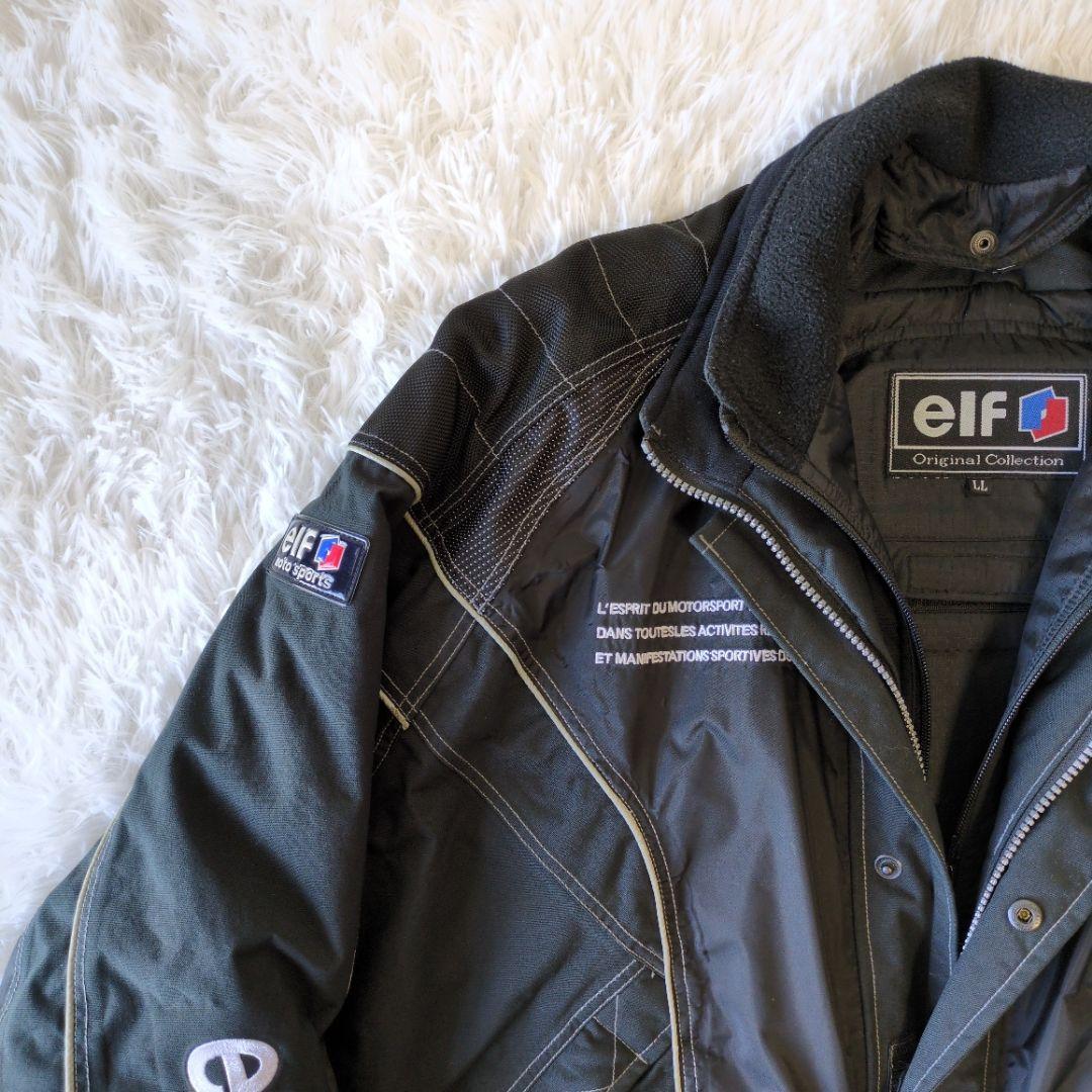 ✨美品✨ elf ジャケット LLサイズ 黒 ブラック バイクウェア