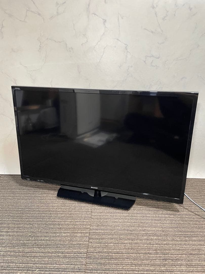 653 シャープ アクオス 32型液晶テレビ リモコン アンテナケーブル 取説付