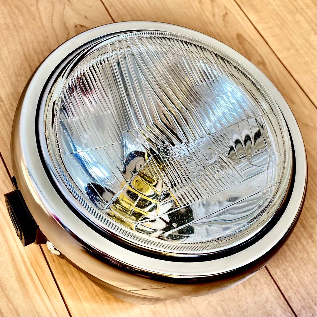 masaru！　当時物 CIBIE シビエ 凹みヘッドライト CB400F