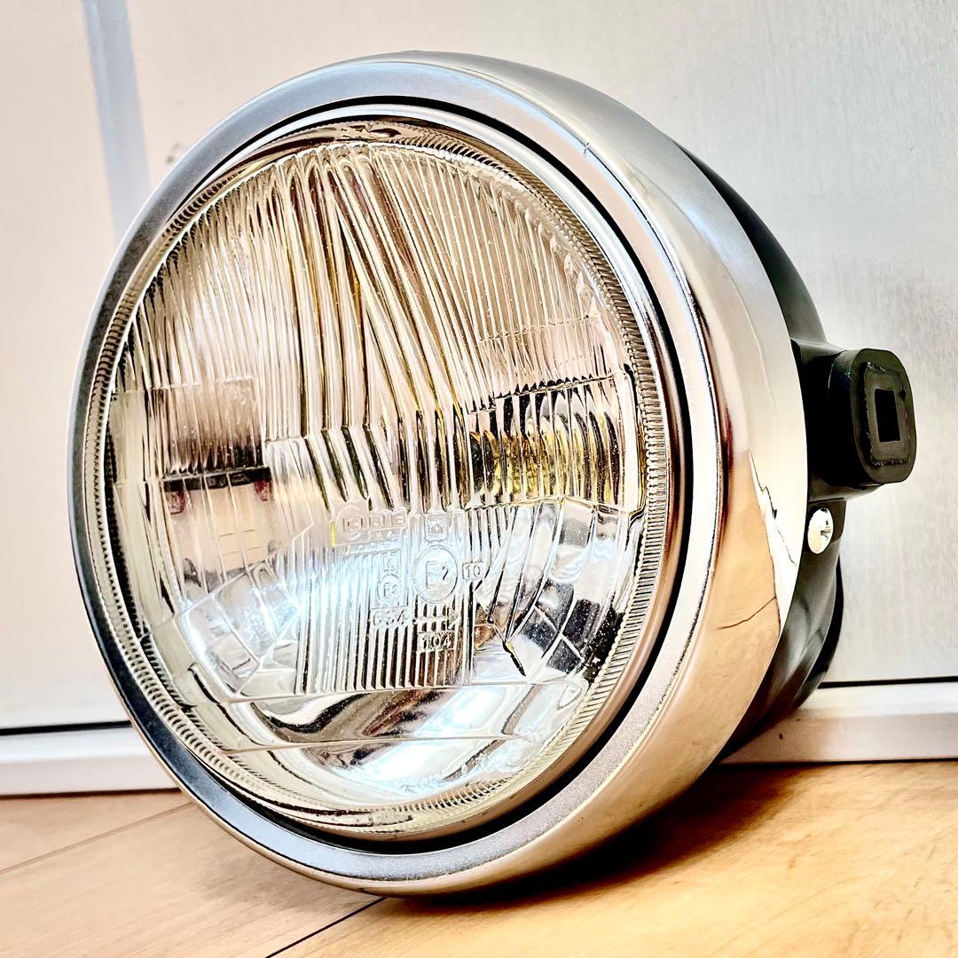 masaru！　当時物 CIBIE シビエ 凹みヘッドライト CB400F