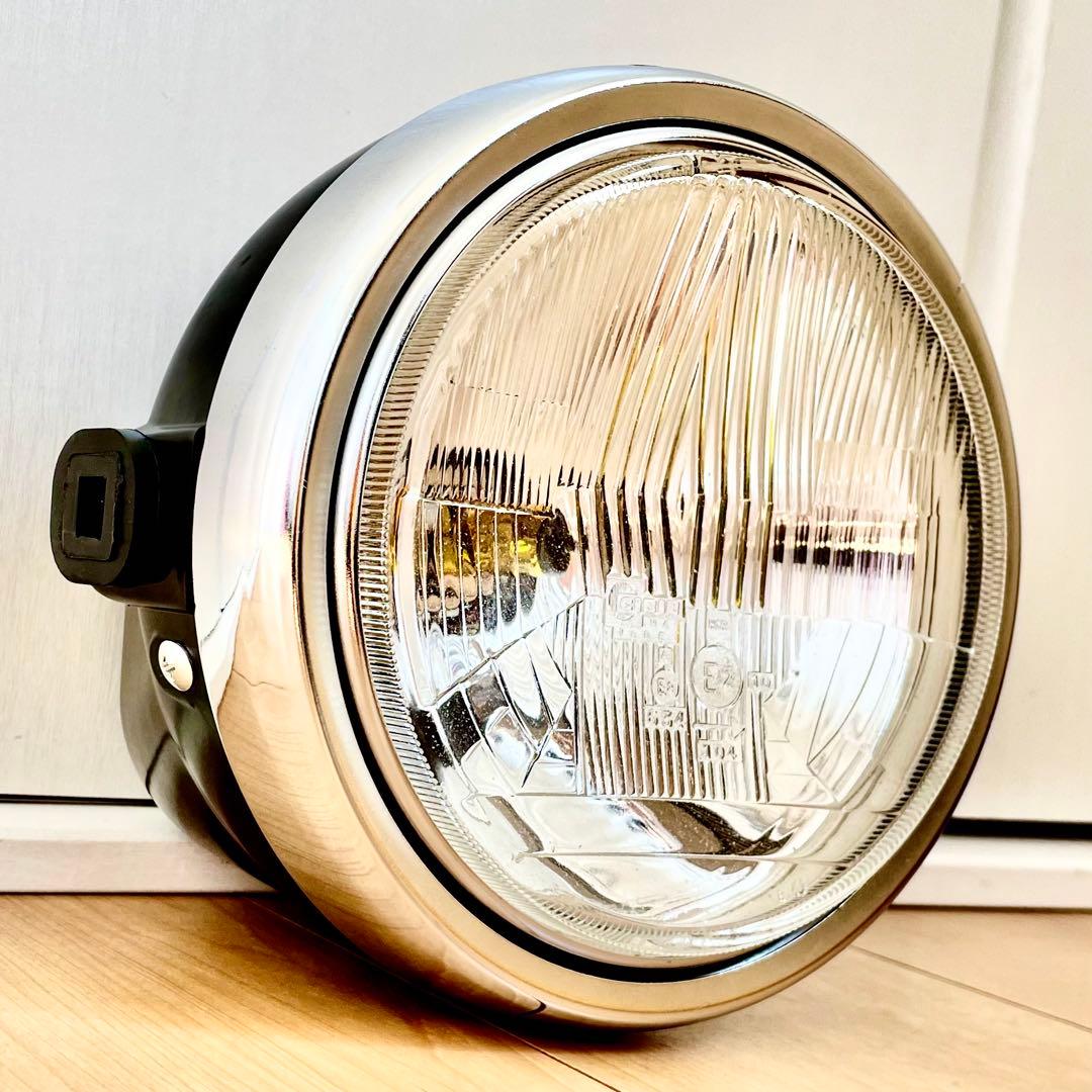 masaru！　当時物 CIBIE シビエ 凹みヘッドライト CB400F