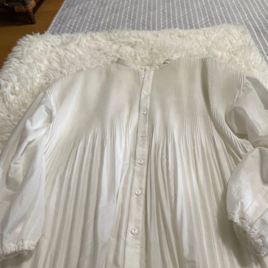 本日限定価格ビアズリーBEARDSLEY プリーツシャツ定価19800円