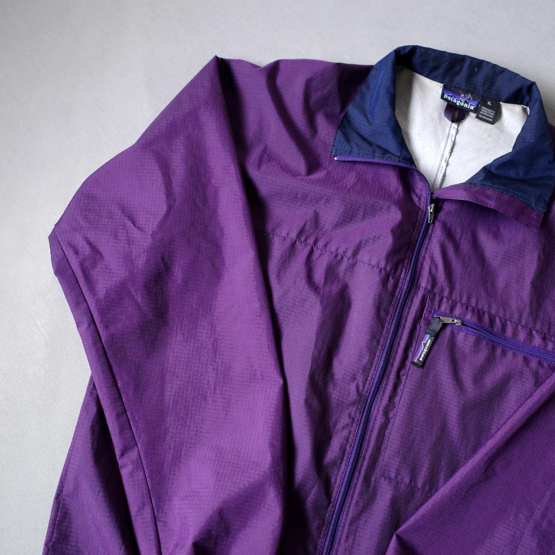 て*ぺ様 希少 96年製 パタゴニア ウインドシェル XL パープル コスタリカ