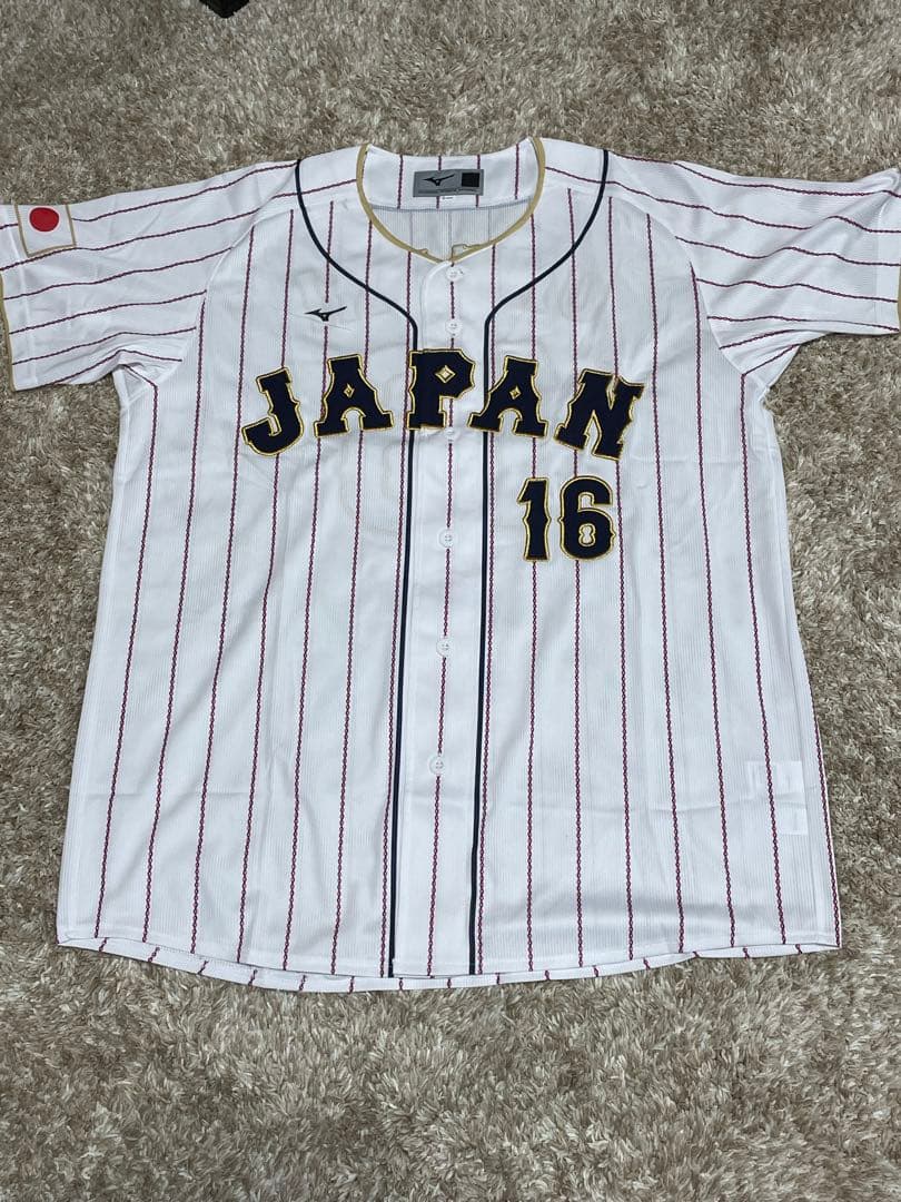 大谷翔平 侍JAPAN WBCホーム刺繍ユニホーム