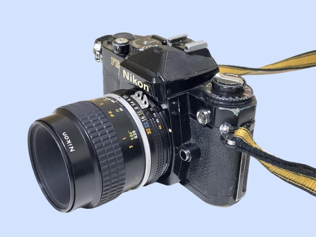 フィルムカメラ M6646 Nikon FE2 Micro-NIKKOR 55mm 1:2.8