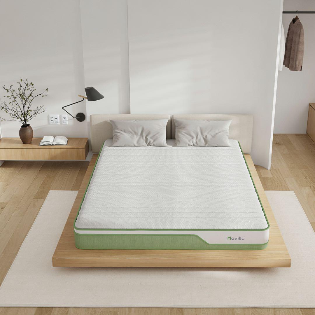 高密度ポケットコイルマットレス クイーン 厚さ18cm 体圧分散 やや硬め高反発