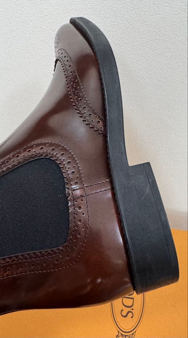 ち*ち様 新品！tod's トッズ　ショートブーツ　38 サイドゴアブーツ