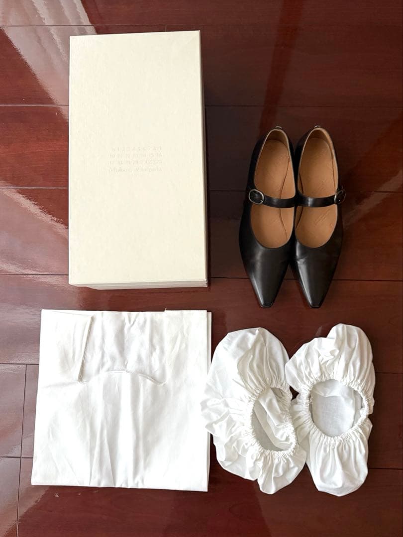 超美品　メゾンマルジェラ　ハイペリオン　メリージェーン　ポインテッドトゥ