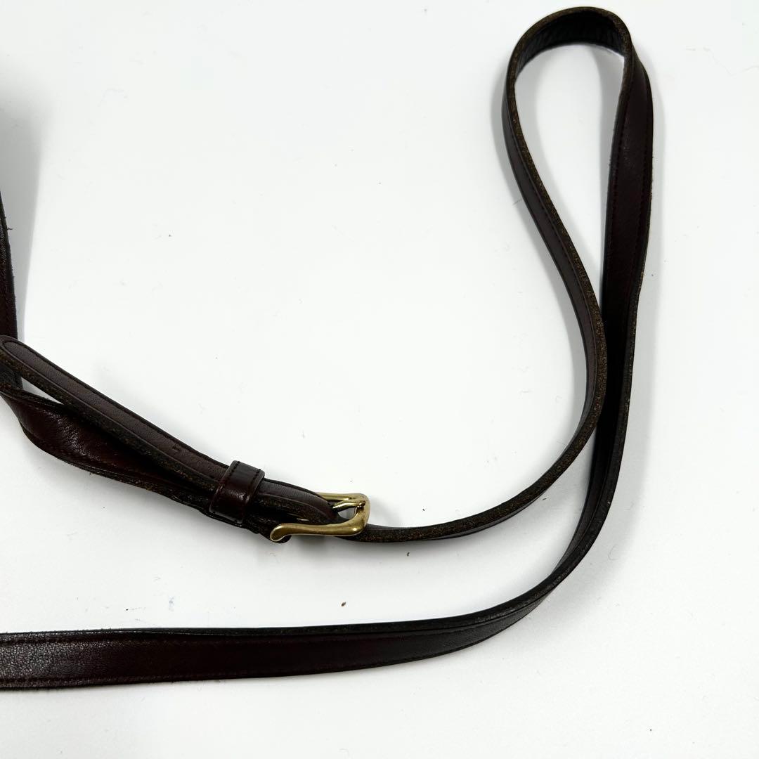 美品 オールドコーチ フラップ ターンロック ショルダーバッグ クロスボディ