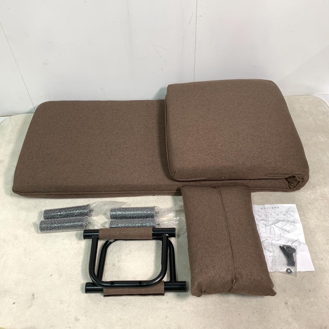 訳あり新品ソファーベッド 一人用　座椅子　ソファ1621-220