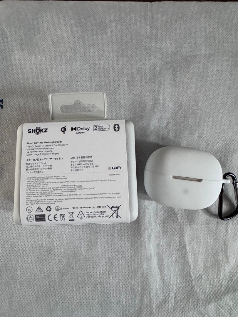 値下【新品】Shokz OpenDots ONE イヤーカフ型ワイヤレスイヤホン