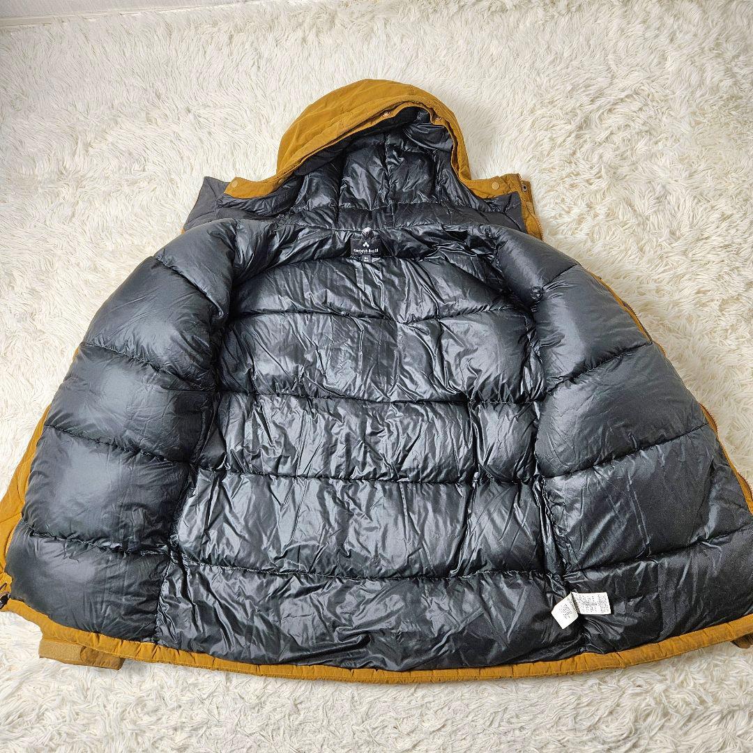 【極暖】モンベル　ローガンダウンパーカ イエロー　ファー欠品　1101446