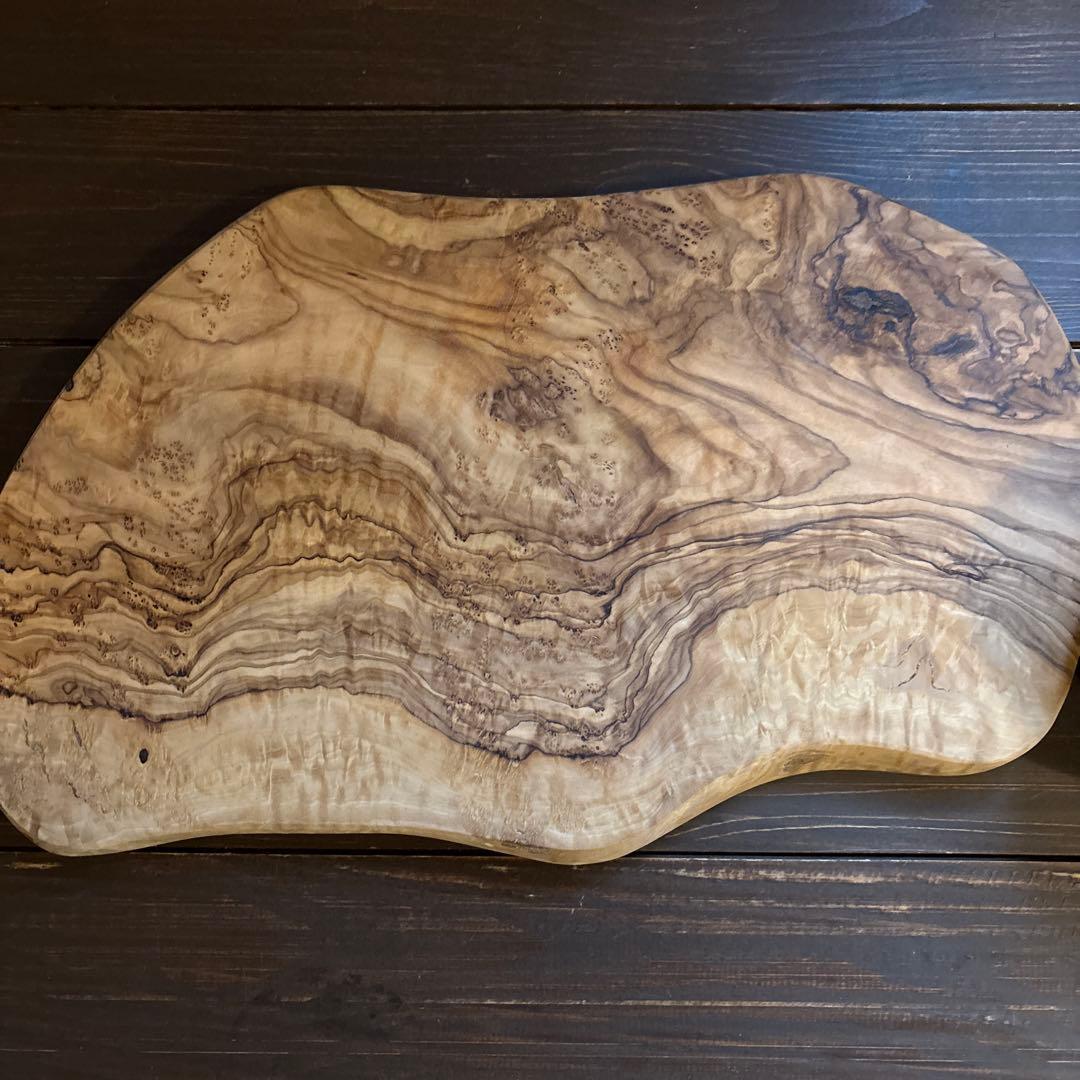 オリーブの木　まな板LL+乳鉢L