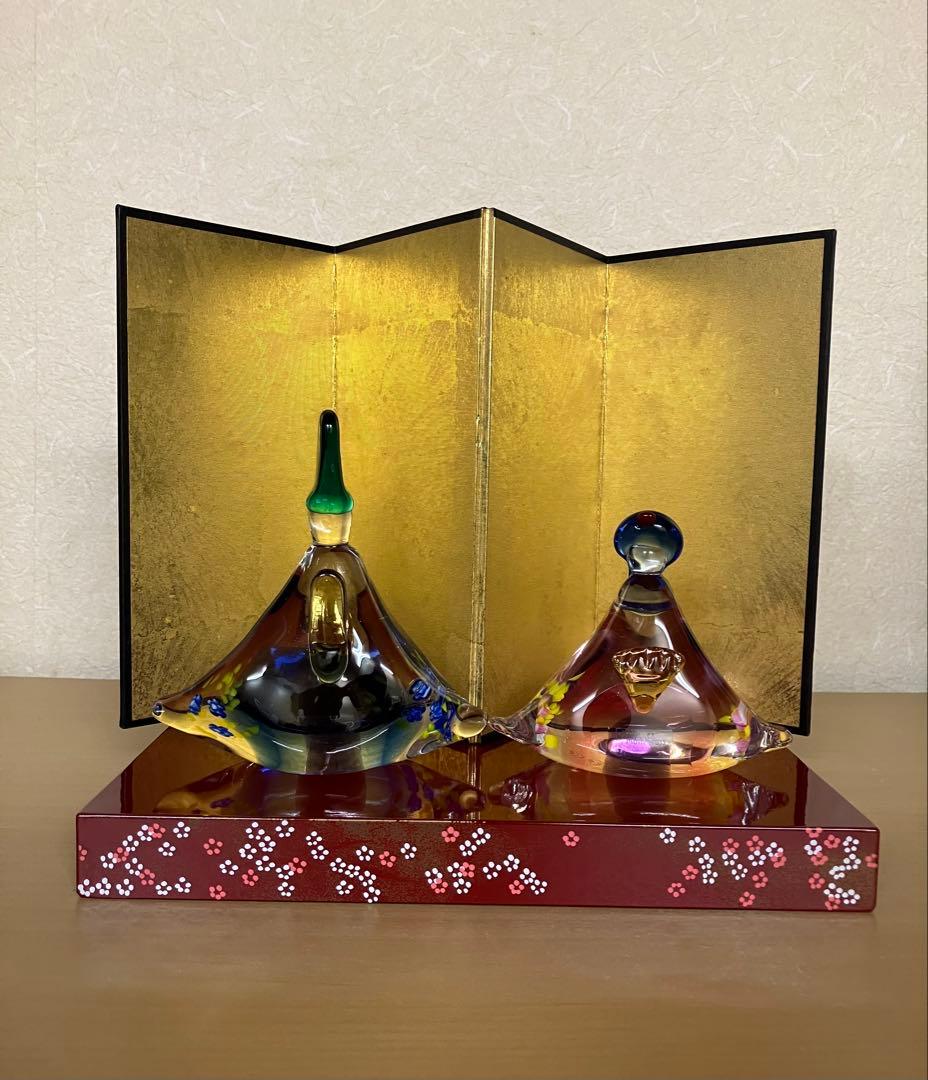 雛人形　ガラス雛　マルティグラス