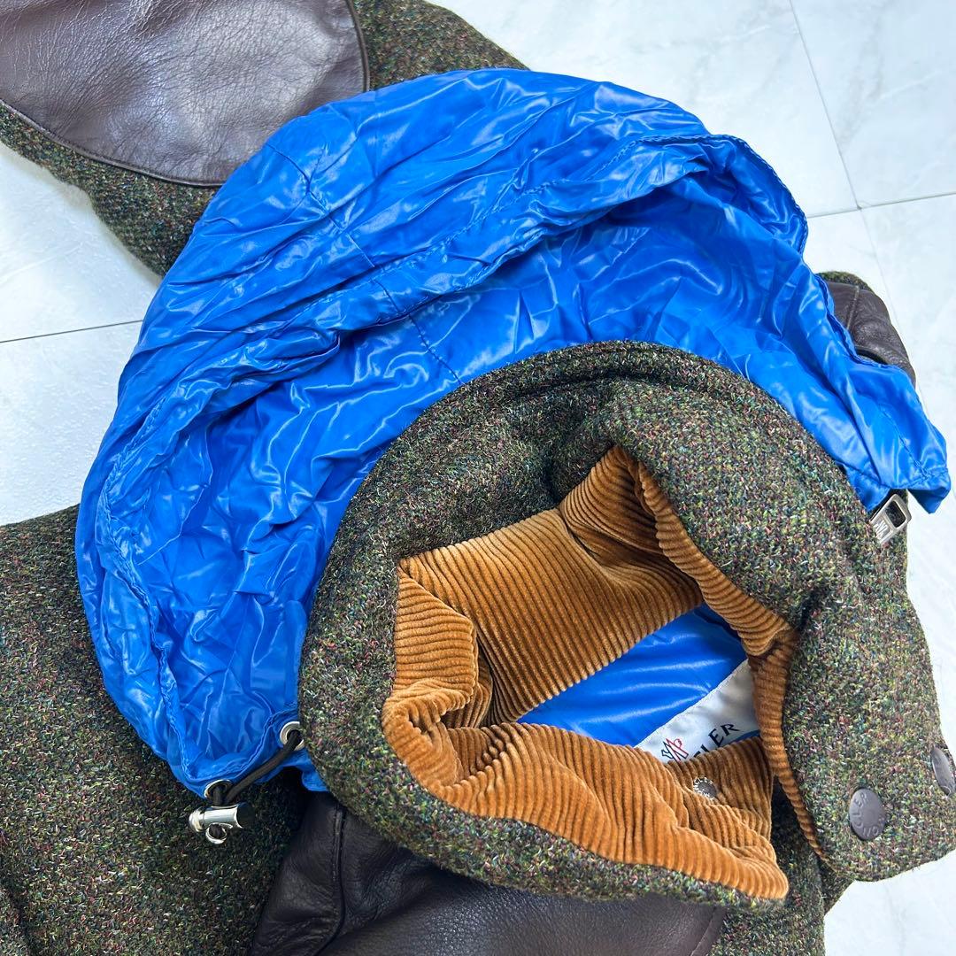 美品 MONCLER JUNYA WATANABE ダウン ツイード エベレスト