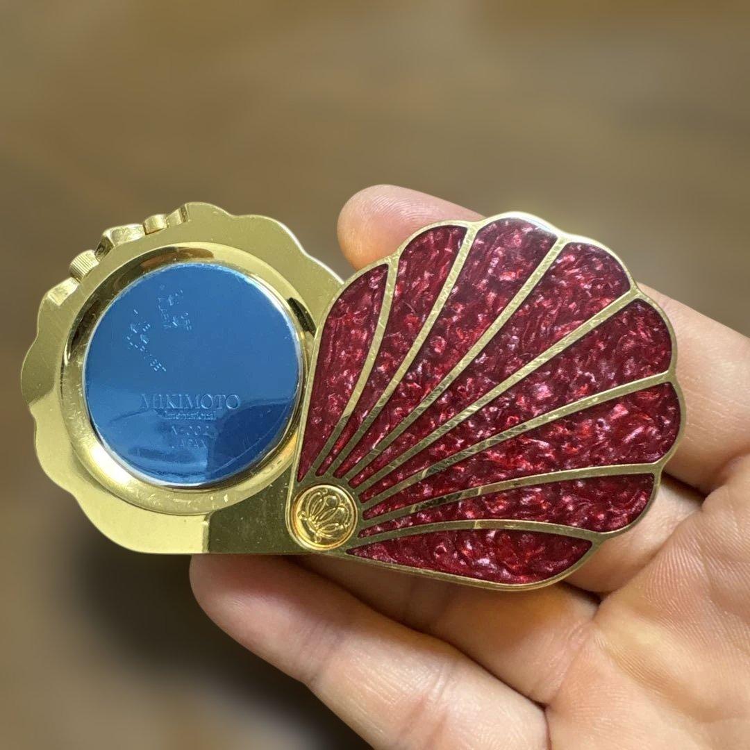 MIKIMOTO 貝殻型懐中時計