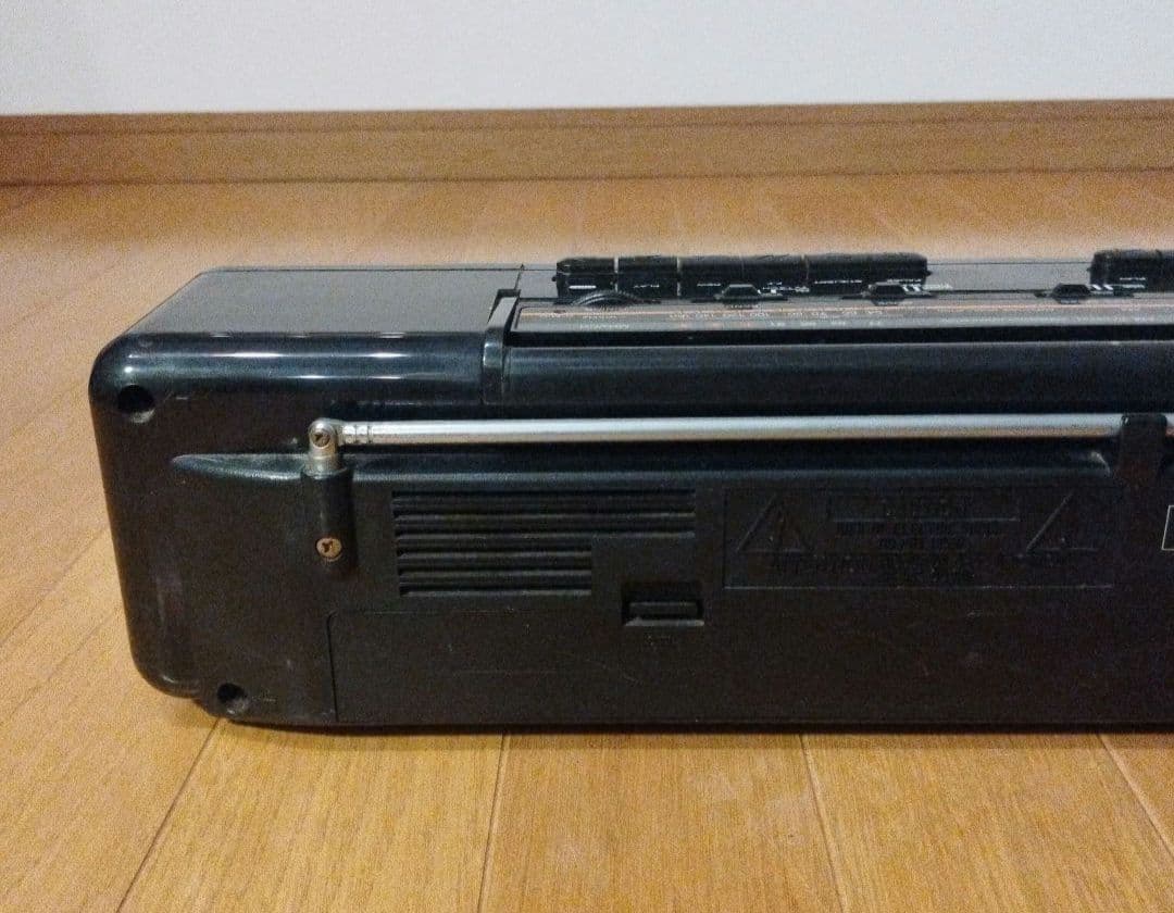 MAXI ポータブルラジカセ DRC-500 ダブルカセットデッキ レトロ