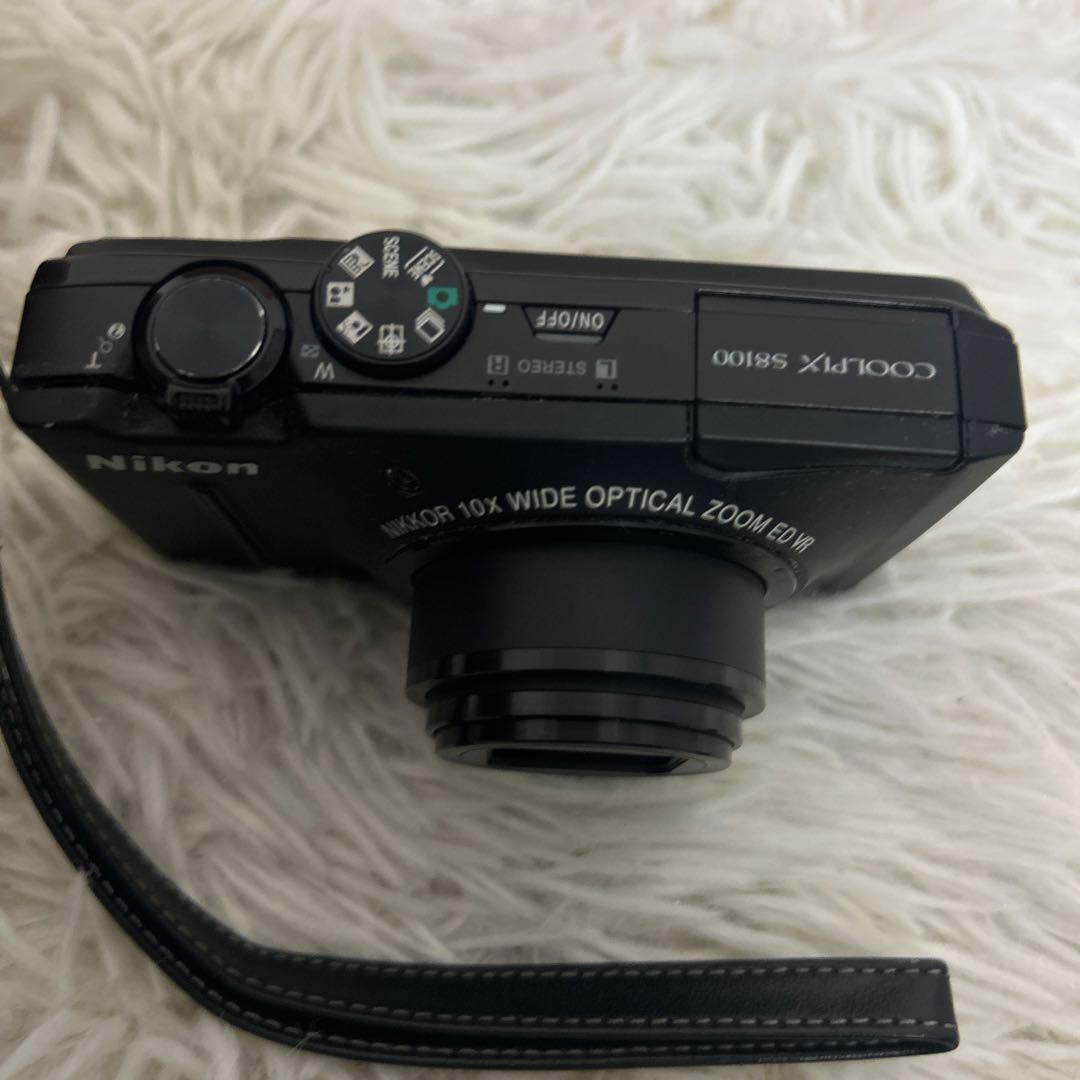 【一部訳あり】Nikon COOLPIX S8100 ブラック　動作確認済み