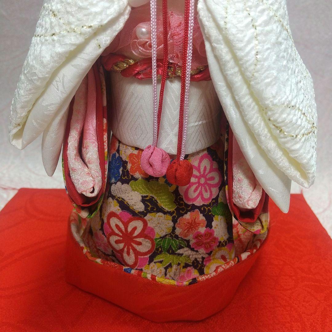 ちりめん細工 古布 うさぎの新郎新婦